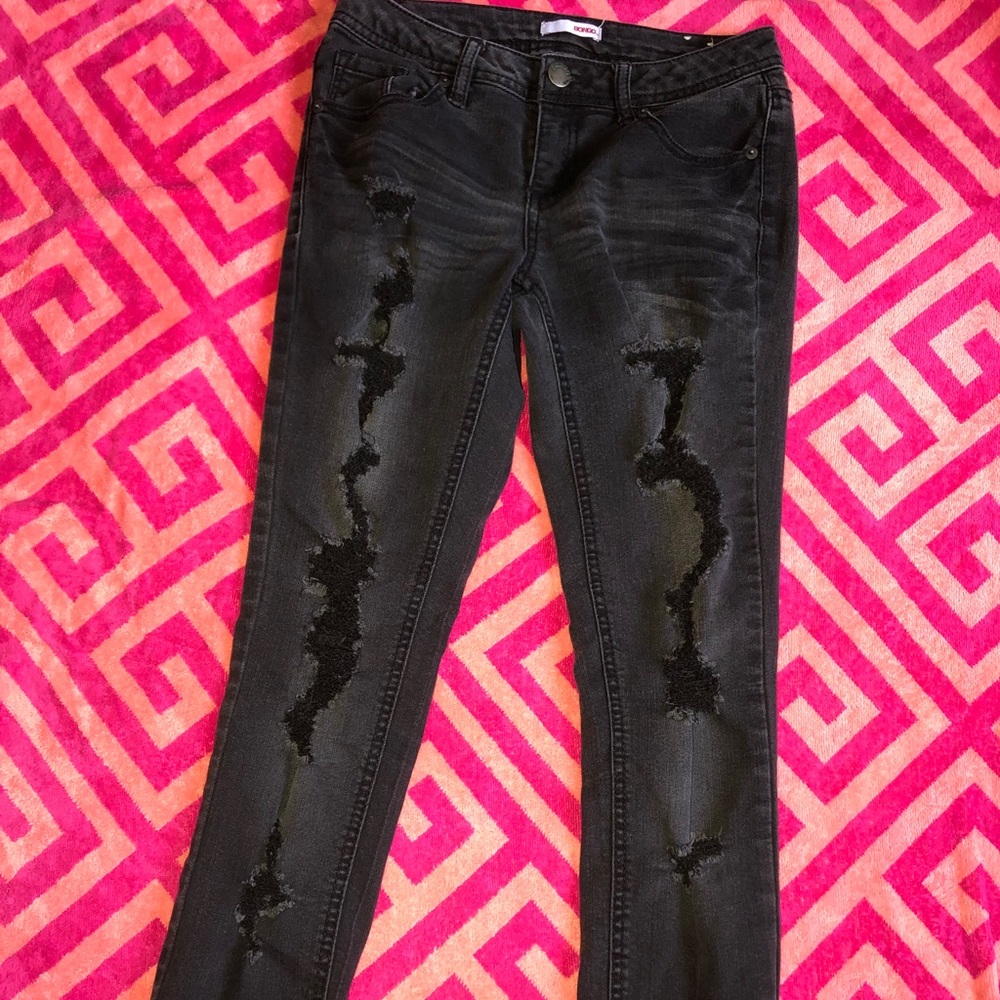 Ripped Black Skinny Jeans